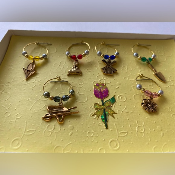 Gardening Wine Glass Charms - Picture 2 of 4